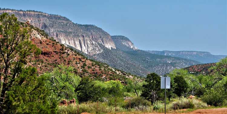 red rock mountains